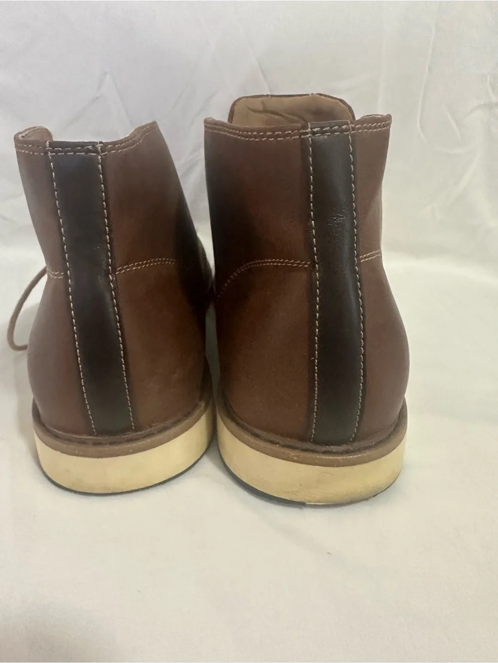 Aldo Brown Leather Chukka Boots